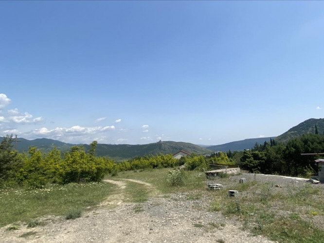 იყიდება მიწის ნაკვეთი შიო მღვიმეს გზაზე მცხეთაში