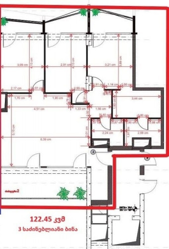 ბინა ვაკის პარკთან